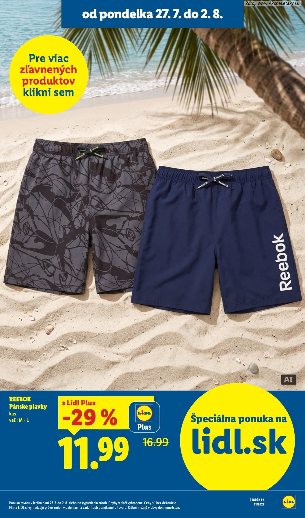 Leták Lidl (27. 7. - 2. 8. 2026) - strana 9 z 108
