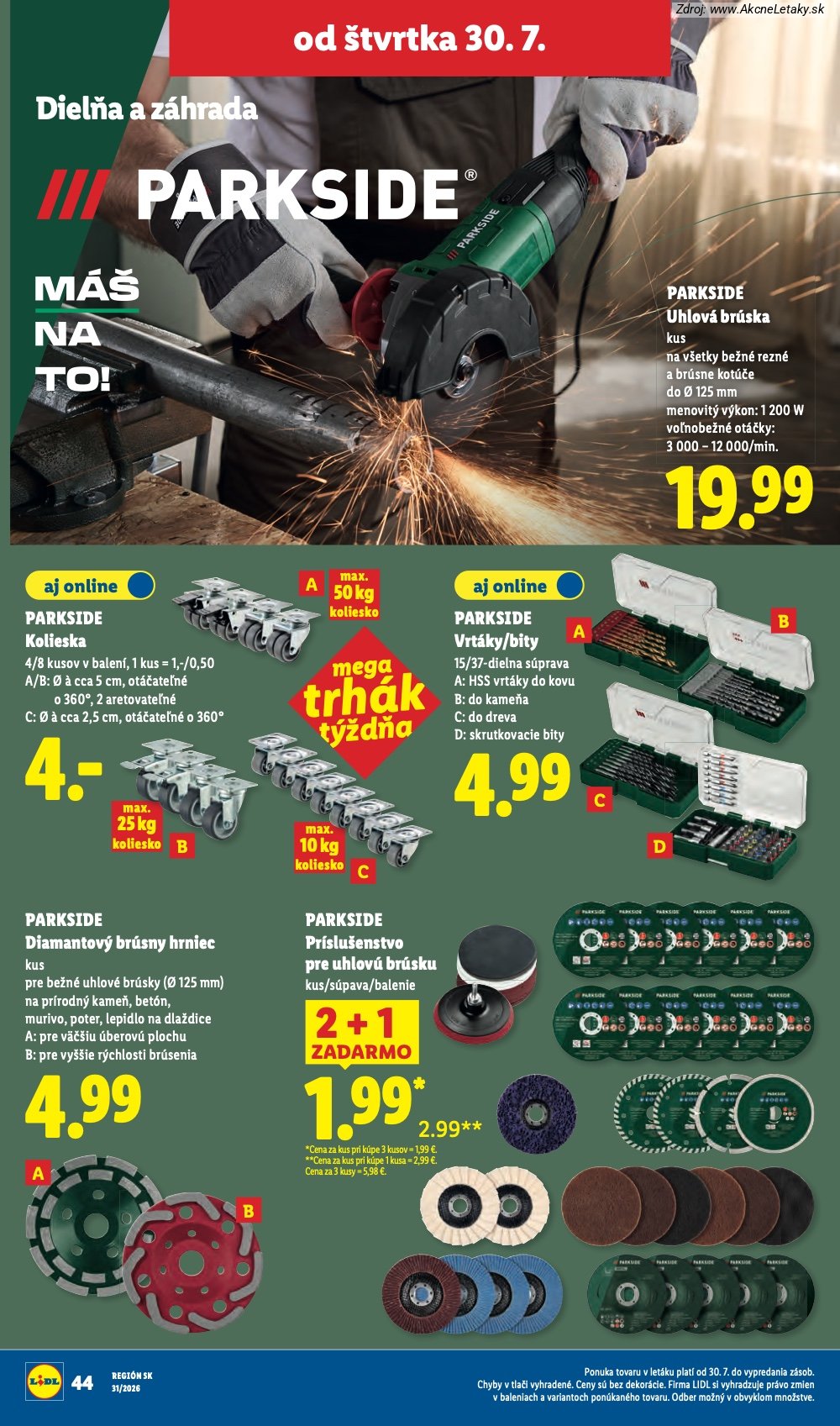 Leták Lidl (27. 7. - 2. 8. 2026) - strana 92 z 108