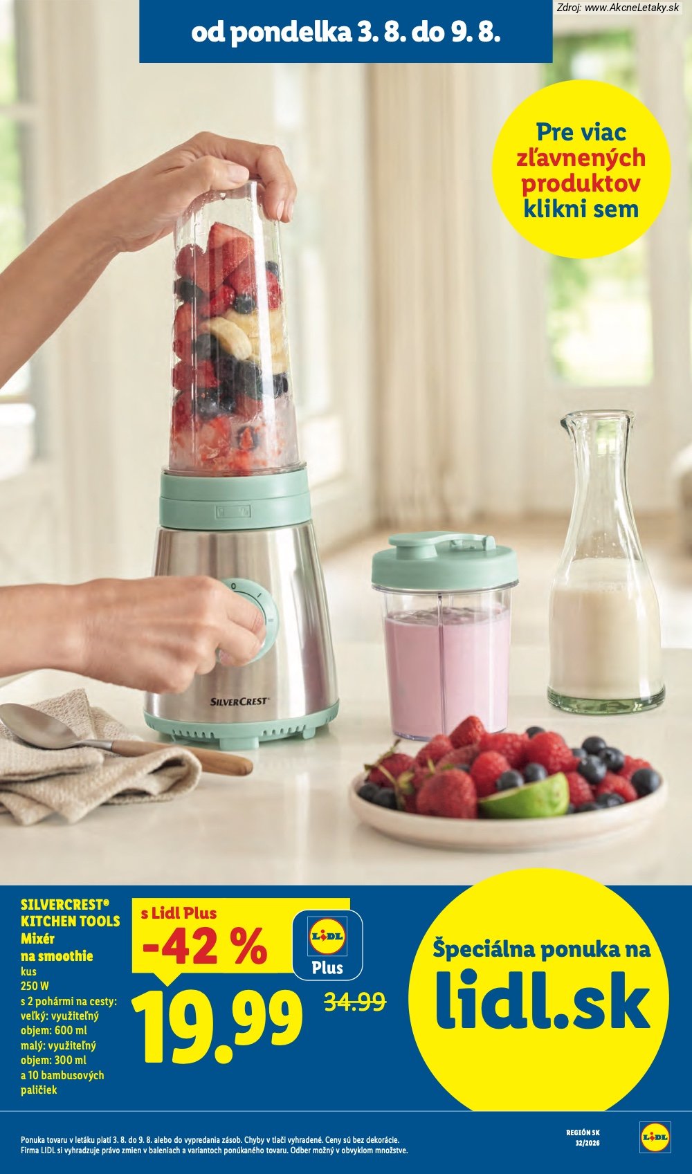 Leták Lidl (3. 8. - 9. 8. 2026) - strana 11 z 95