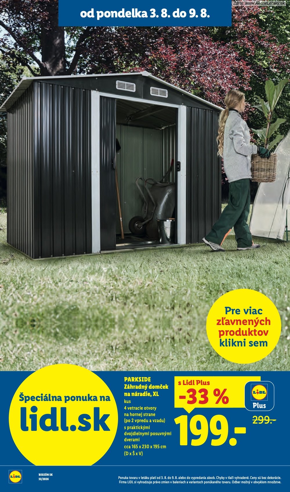 Leták Lidl (3. 8. - 9. 8. 2026) - strana 12 z 95