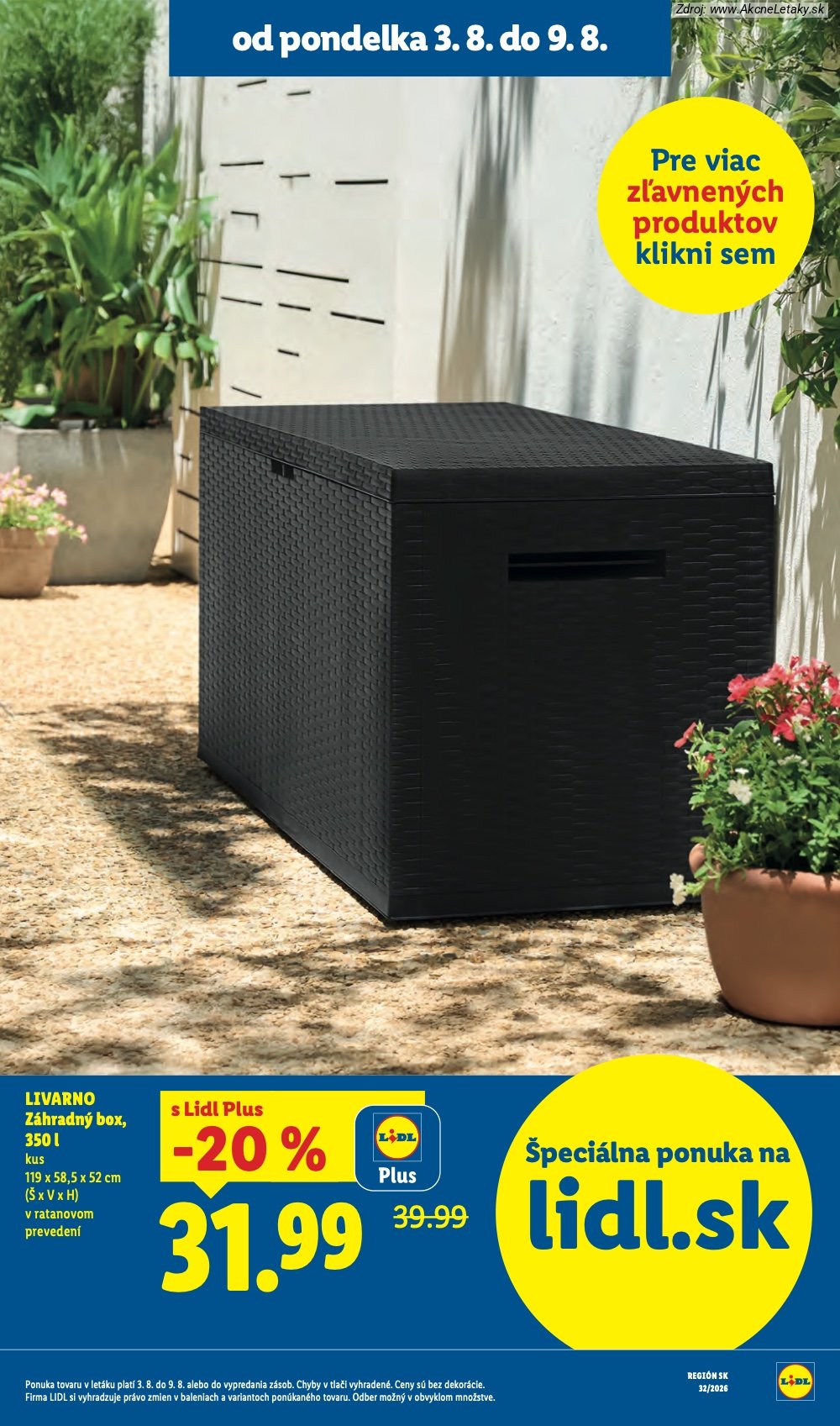 Leták Lidl (3. 8. - 9. 8. 2026) - strana 13 z 95