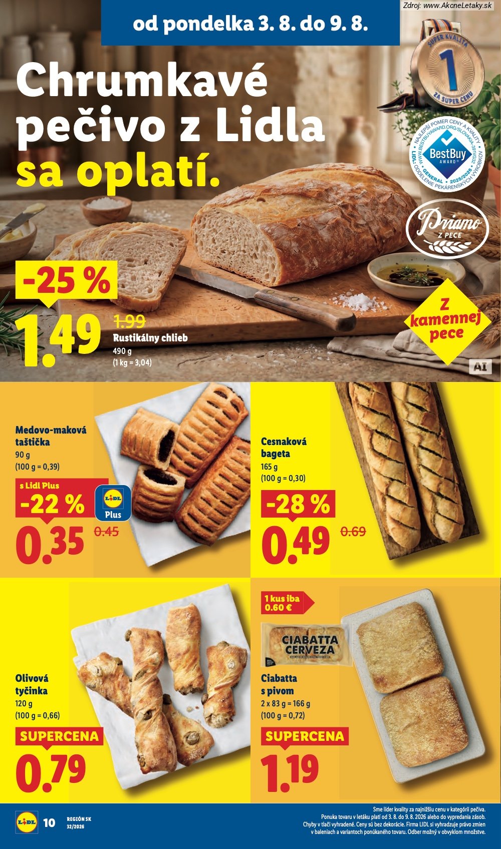 Leták Lidl (3. 8. - 9. 8. 2026) - strana 18 z 95
