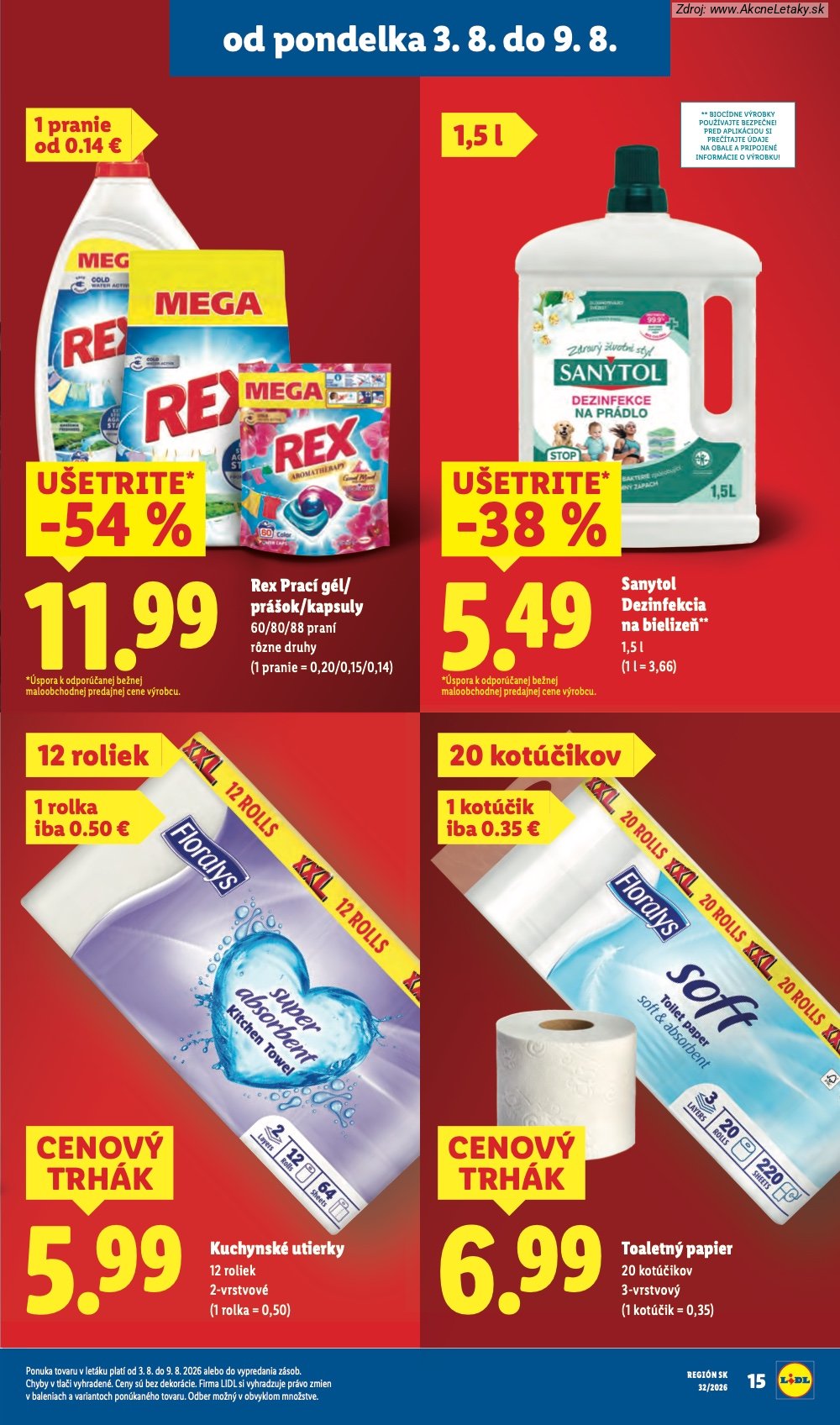 Leták Lidl (3. 8. - 9. 8. 2026) - strana 23 z 95