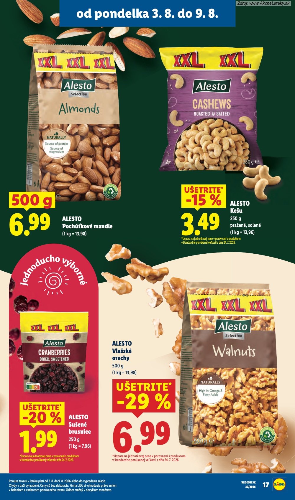 Leták Lidl (3. 8. - 9. 8. 2026) - strana 25 z 95