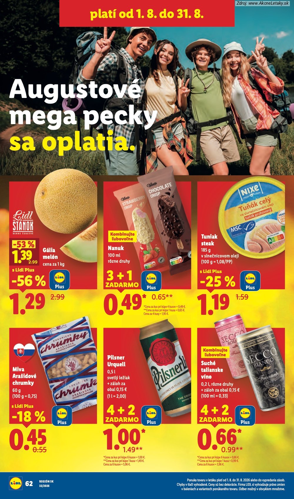 Leták Lidl (3. 8. - 9. 8. 2026) - strana 35 z 95