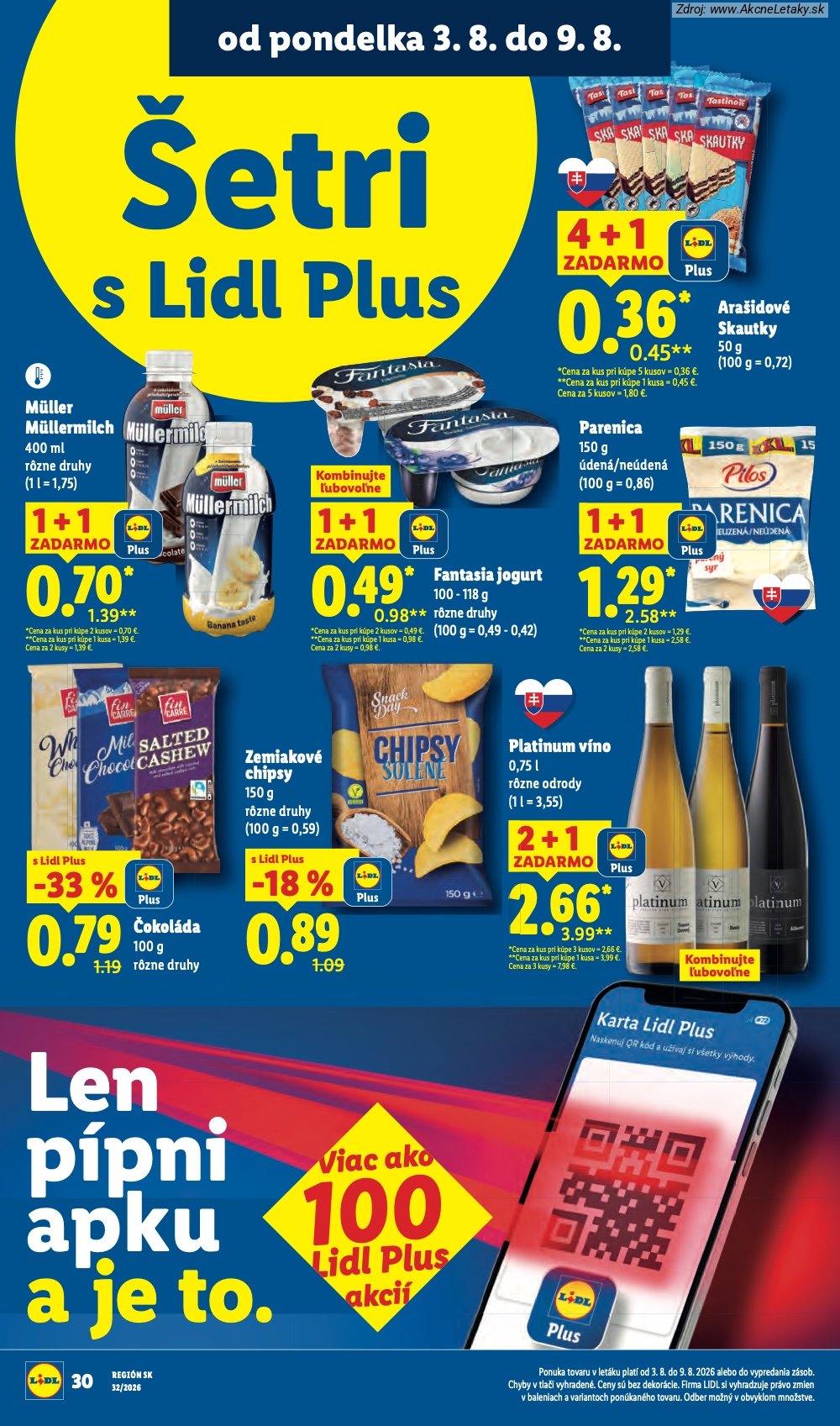 Leták Lidl (3. 8. - 9. 8. 2026) - strana 36 z 95