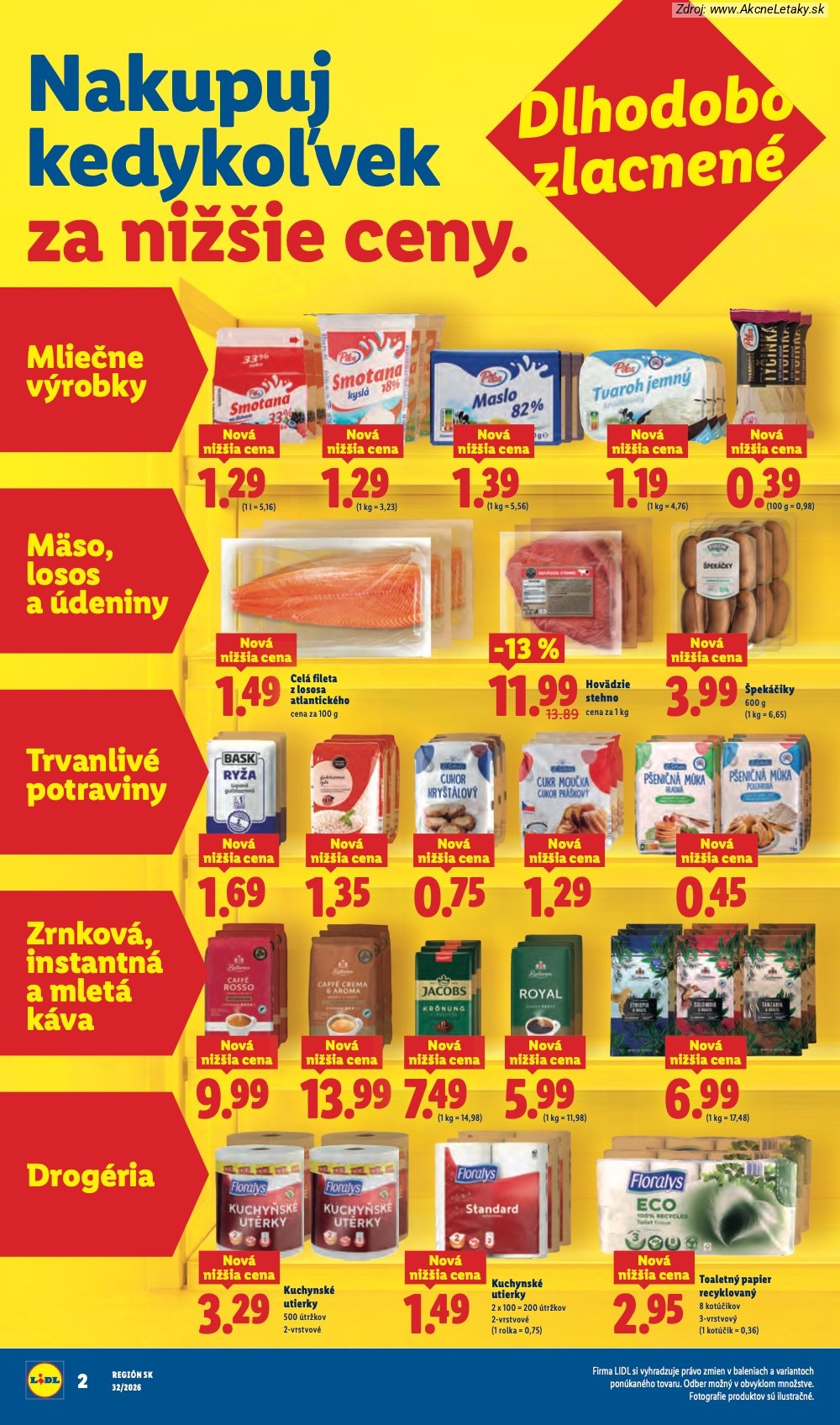 Leták Lidl (3. 8. - 9. 8. 2026) - strana 4 z 95