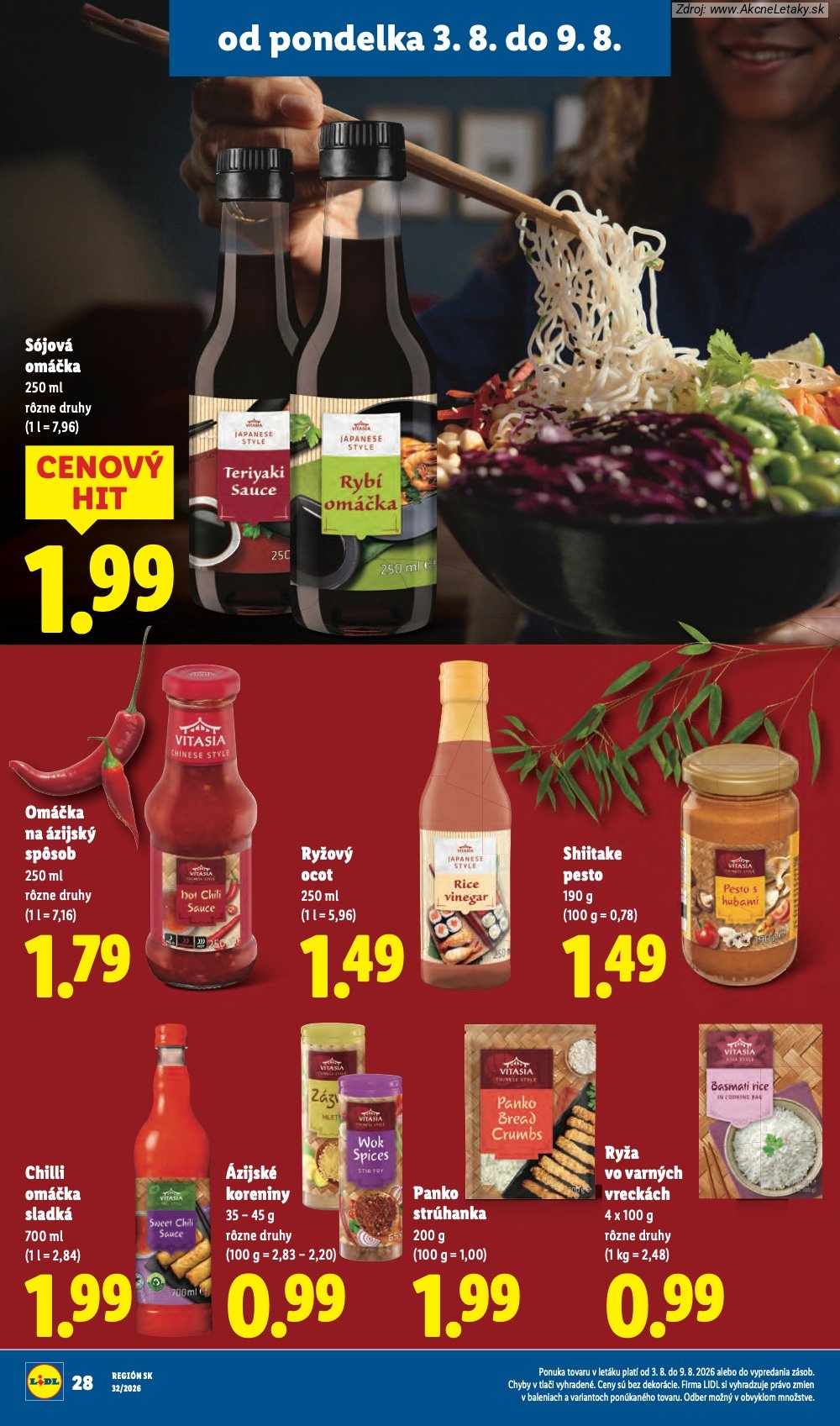Leták Lidl (3. 8. - 9. 8. 2026) - strana 40 z 95