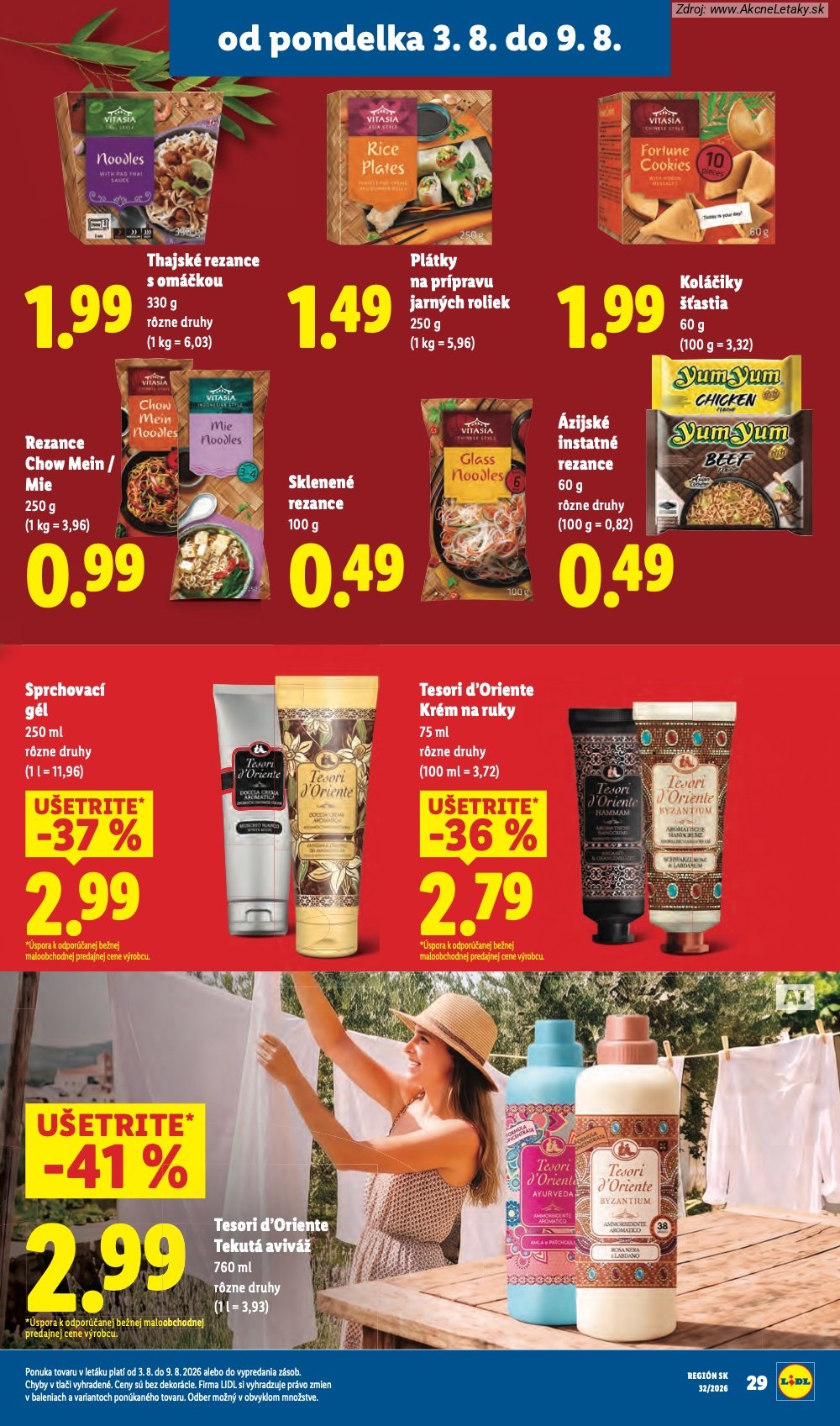 Leták Lidl (3. 8. - 9. 8. 2026) - strana 42 z 95