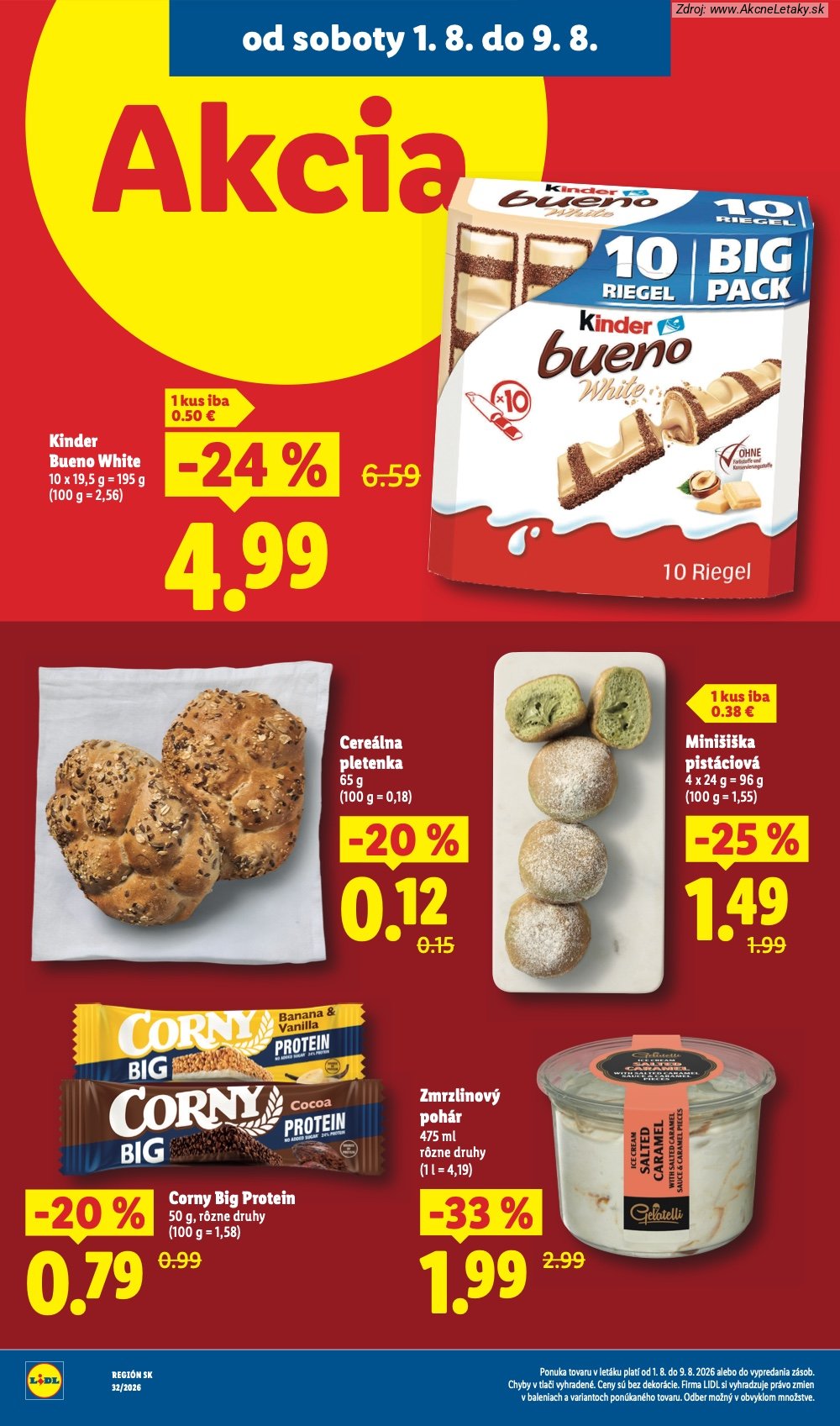 Leták Lidl (3. 8. - 9. 8. 2026) - strana 43 z 95