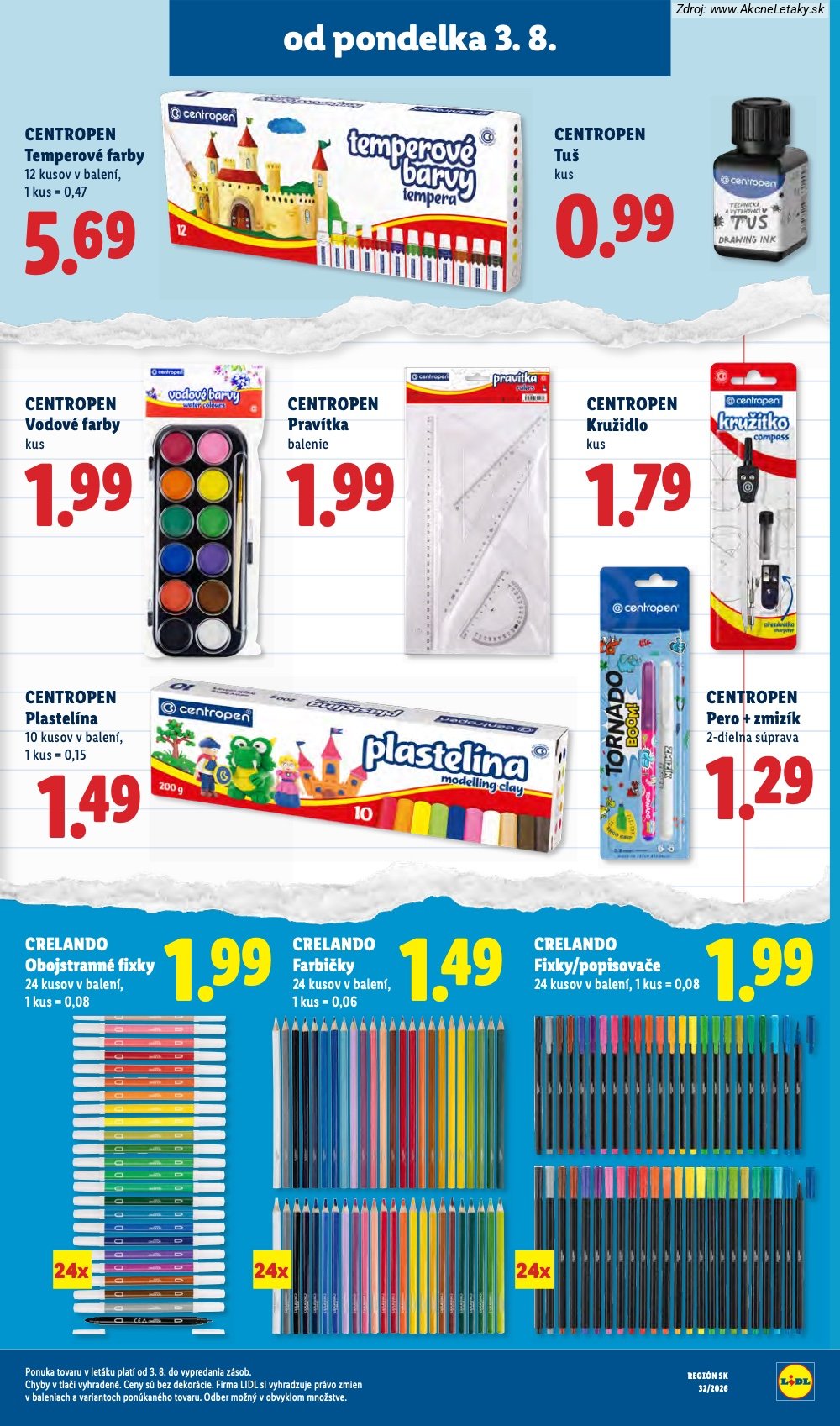 Leták Lidl (3. 8. - 9. 8. 2026) - strana 49 z 95