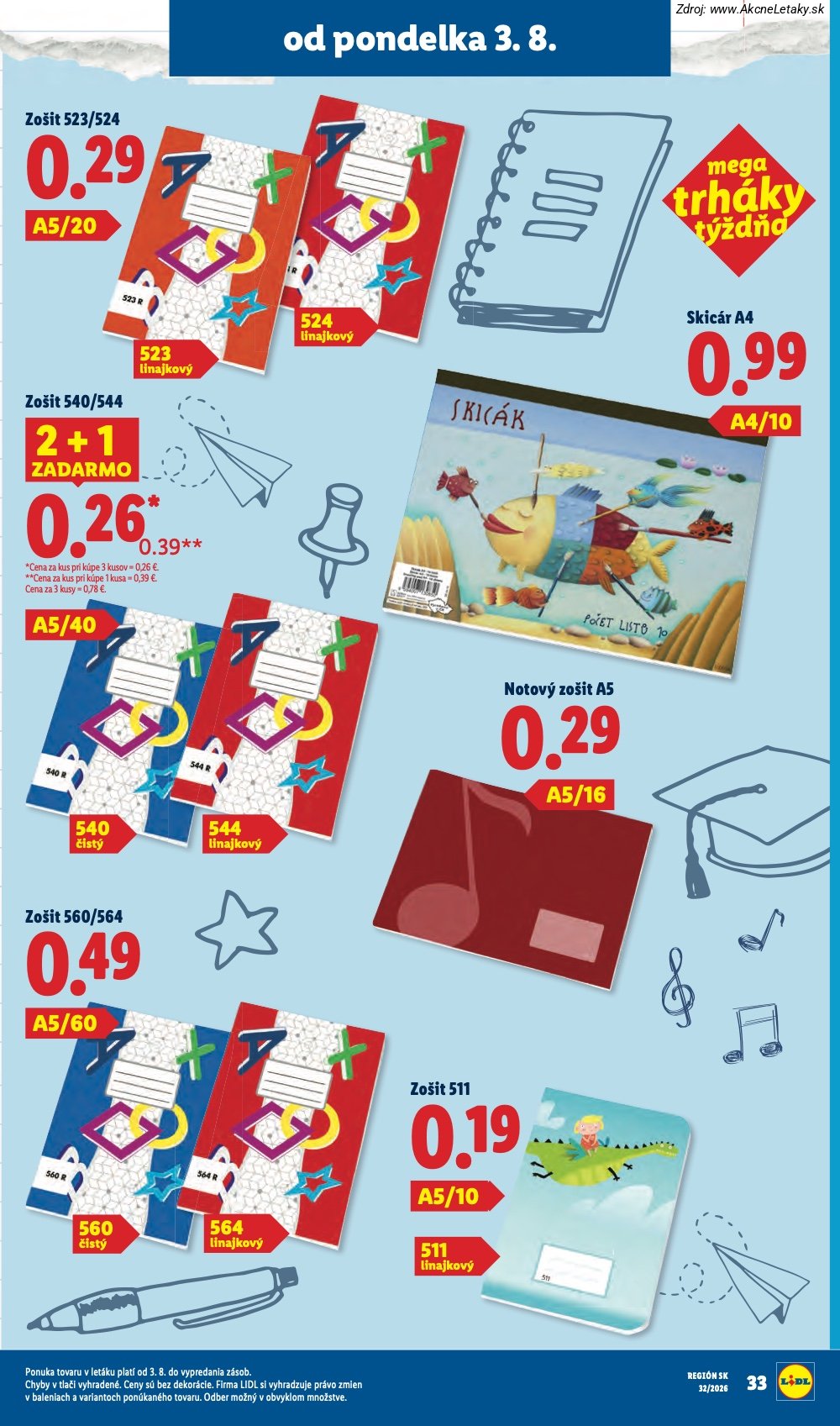 Leták Lidl (3. 8. - 9. 8. 2026) - strana 51 z 95