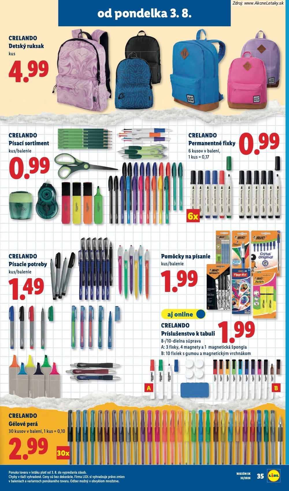Leták Lidl (3. 8. - 9. 8. 2026) - strana 53 z 95