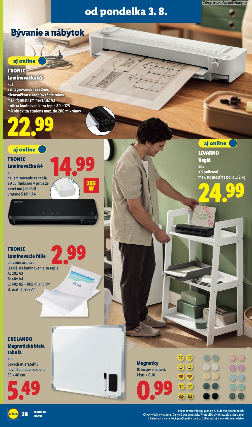 Leták Lidl (3. 8. - 9. 8. 2026) - strana 56 z 95