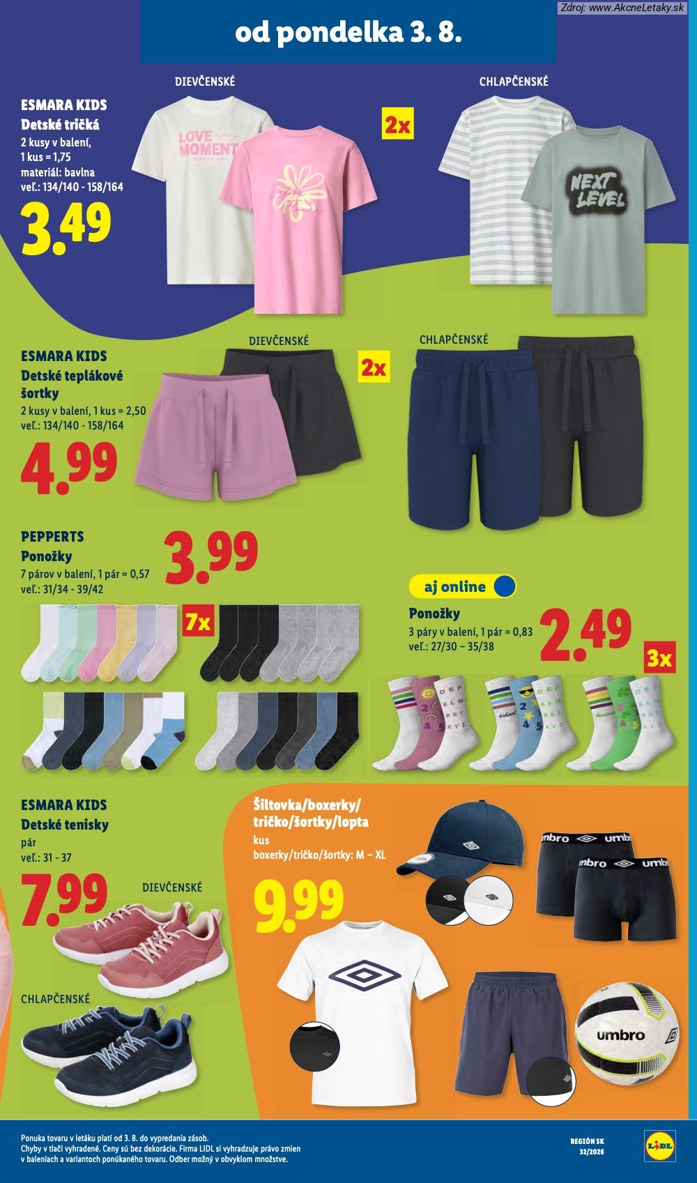 Leták Lidl (3. 8. - 9. 8. 2026) - strana 61 z 95