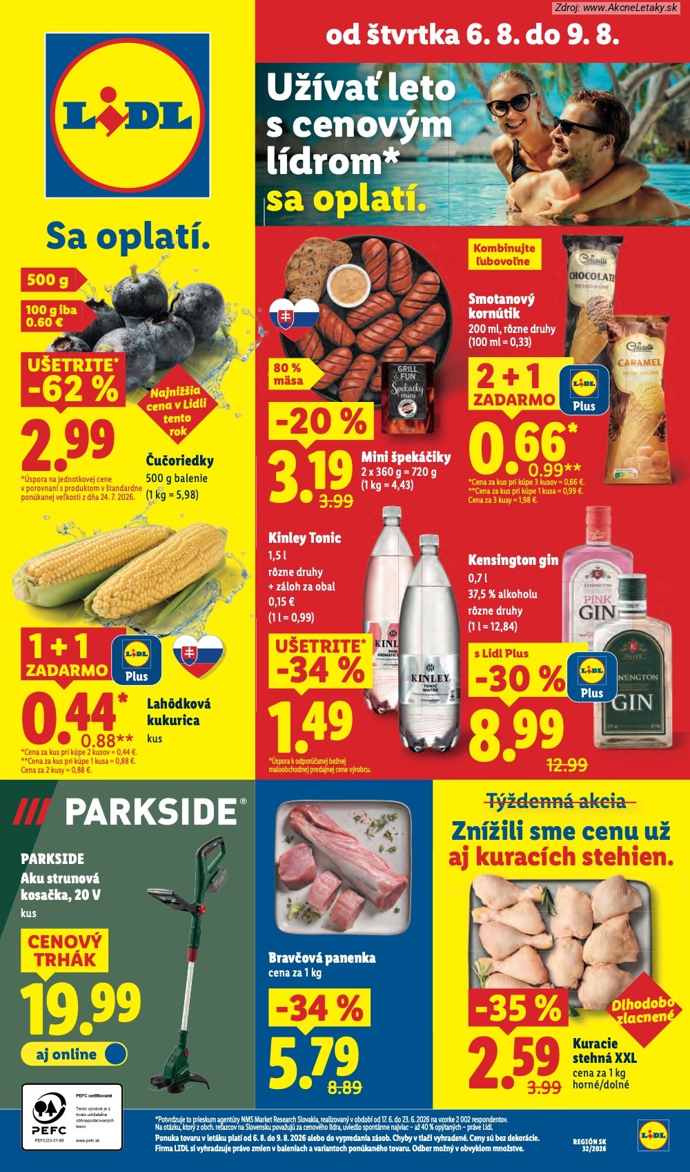 Leták Lidl (3. 8. - 9. 8. 2026) - strana 64 z 95