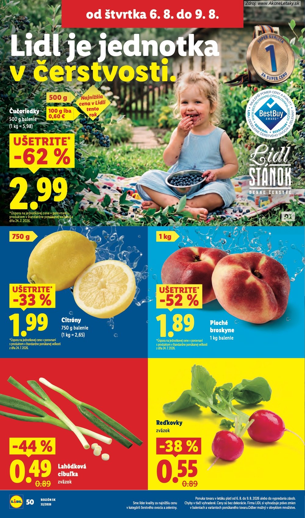 Leták Lidl (3. 8. - 9. 8. 2026) - strana 66 z 95