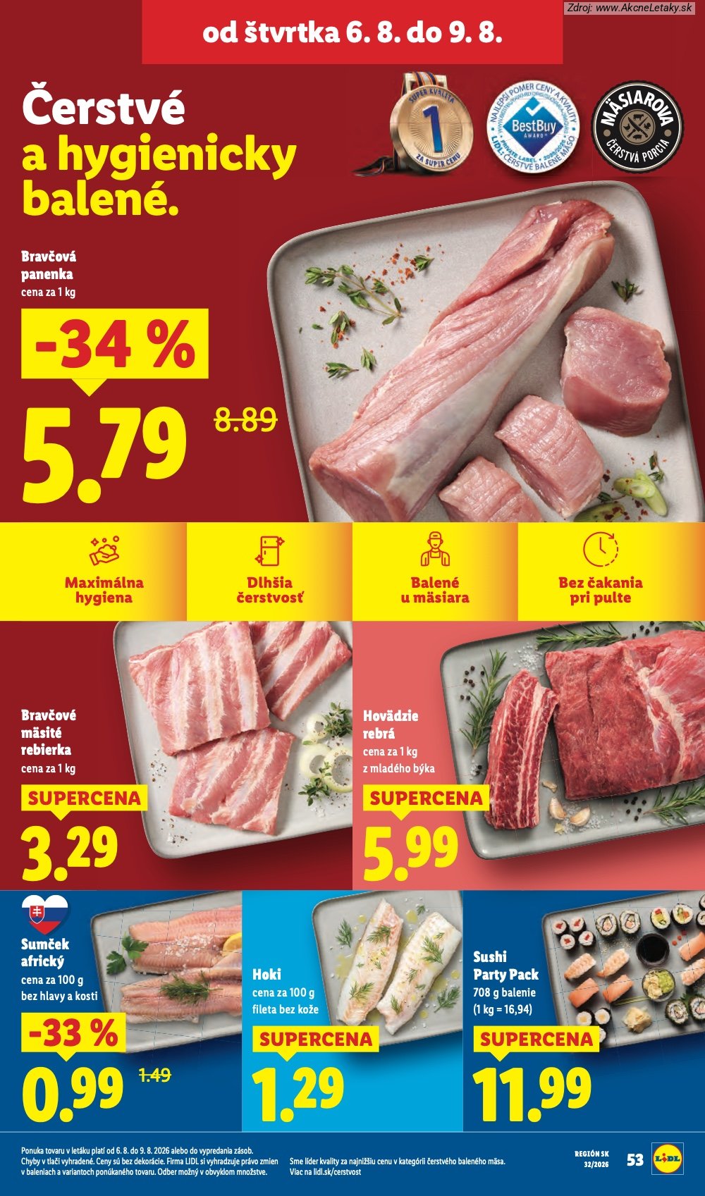 Leták Lidl (3. 8. - 9. 8. 2026) - strana 68 z 95
