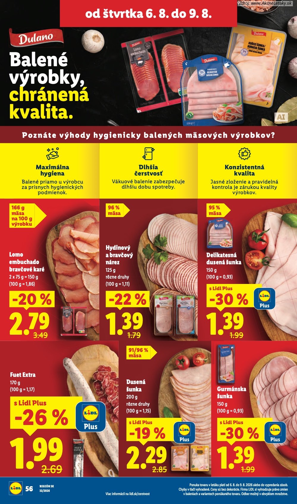 Leták Lidl (3. 8. - 9. 8. 2026) - strana 69 z 95