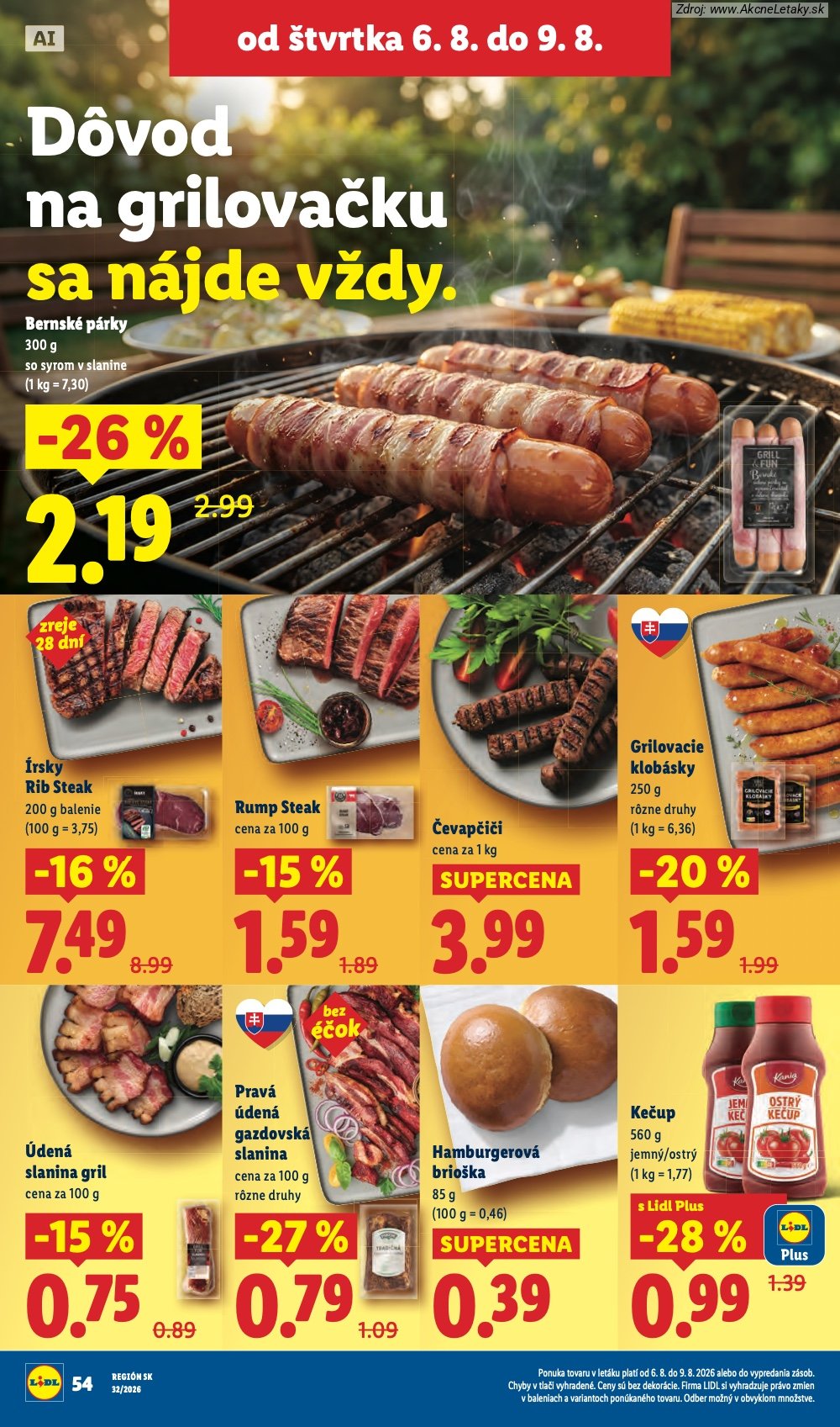 Leták Lidl (3. 8. - 9. 8. 2026) - strana 70 z 95