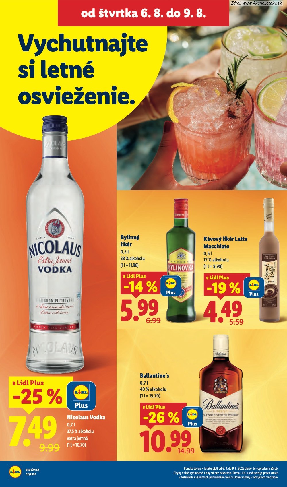 Leták Lidl (3. 8. - 9. 8. 2026) - strana 74 z 95