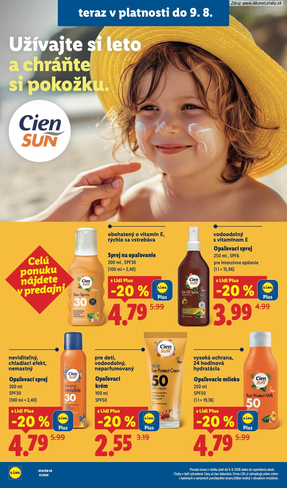 Leták Lidl (3. 8. - 9. 8. 2026) - strana 77 z 95