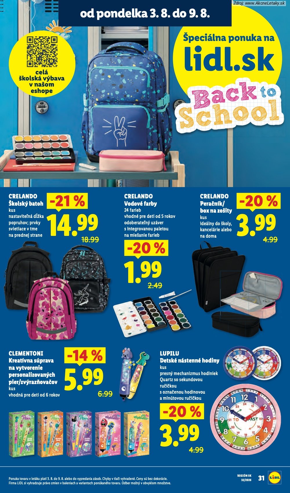 Leták Lidl (3. 8. - 9. 8. 2026) - strana 8 z 95