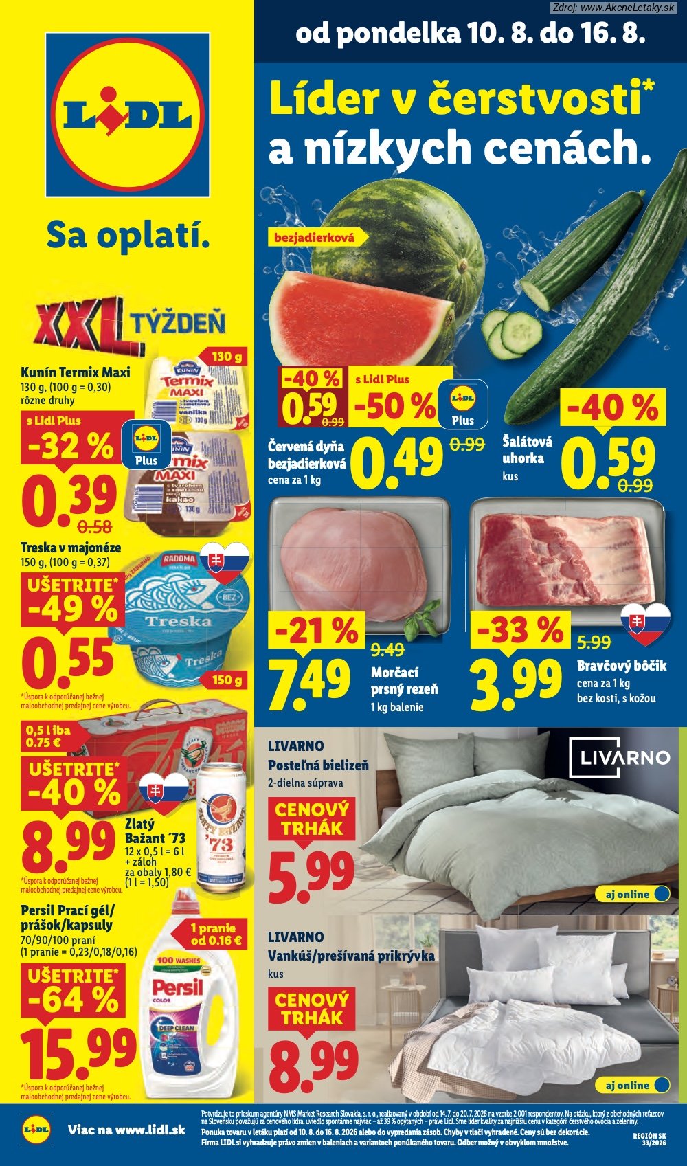 Leták Lidl - strana 1