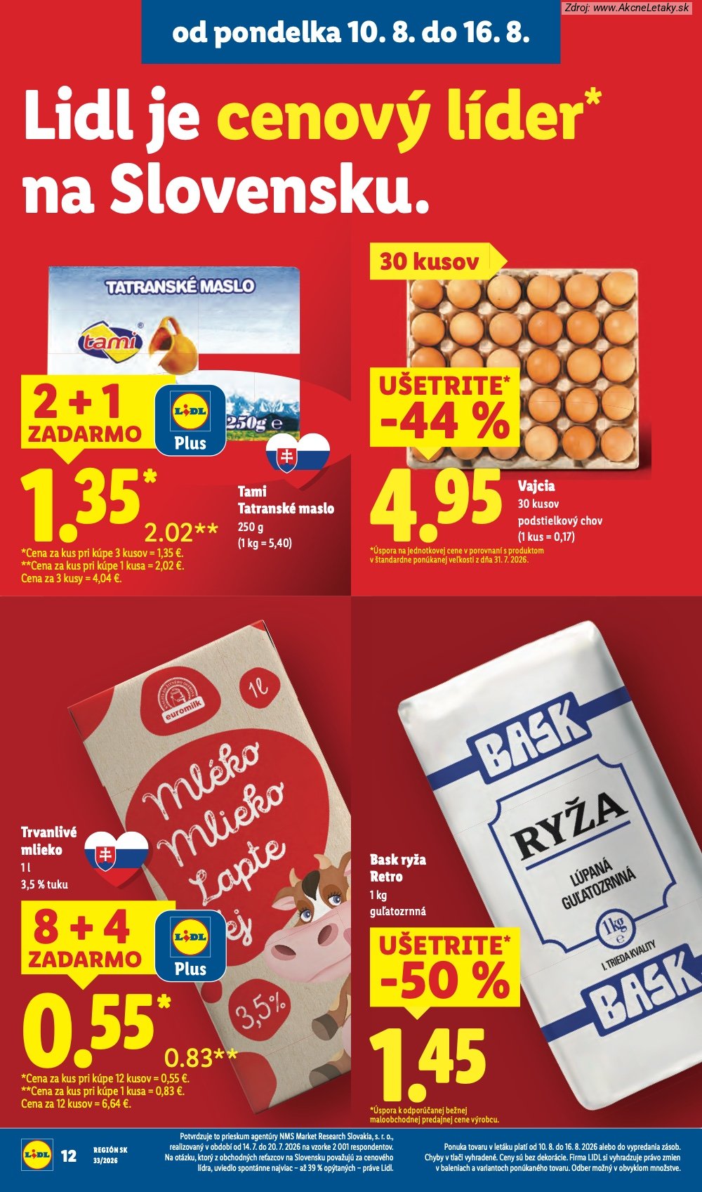 Leták Lidl (10. 8. - 16. 8. 2026) - strana 16 z 97