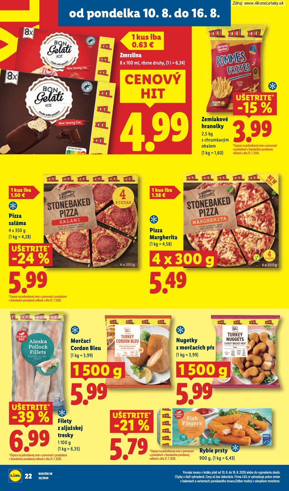 Leták Lidl (10. 8. - 16. 8. 2026) - strana 26 z 97