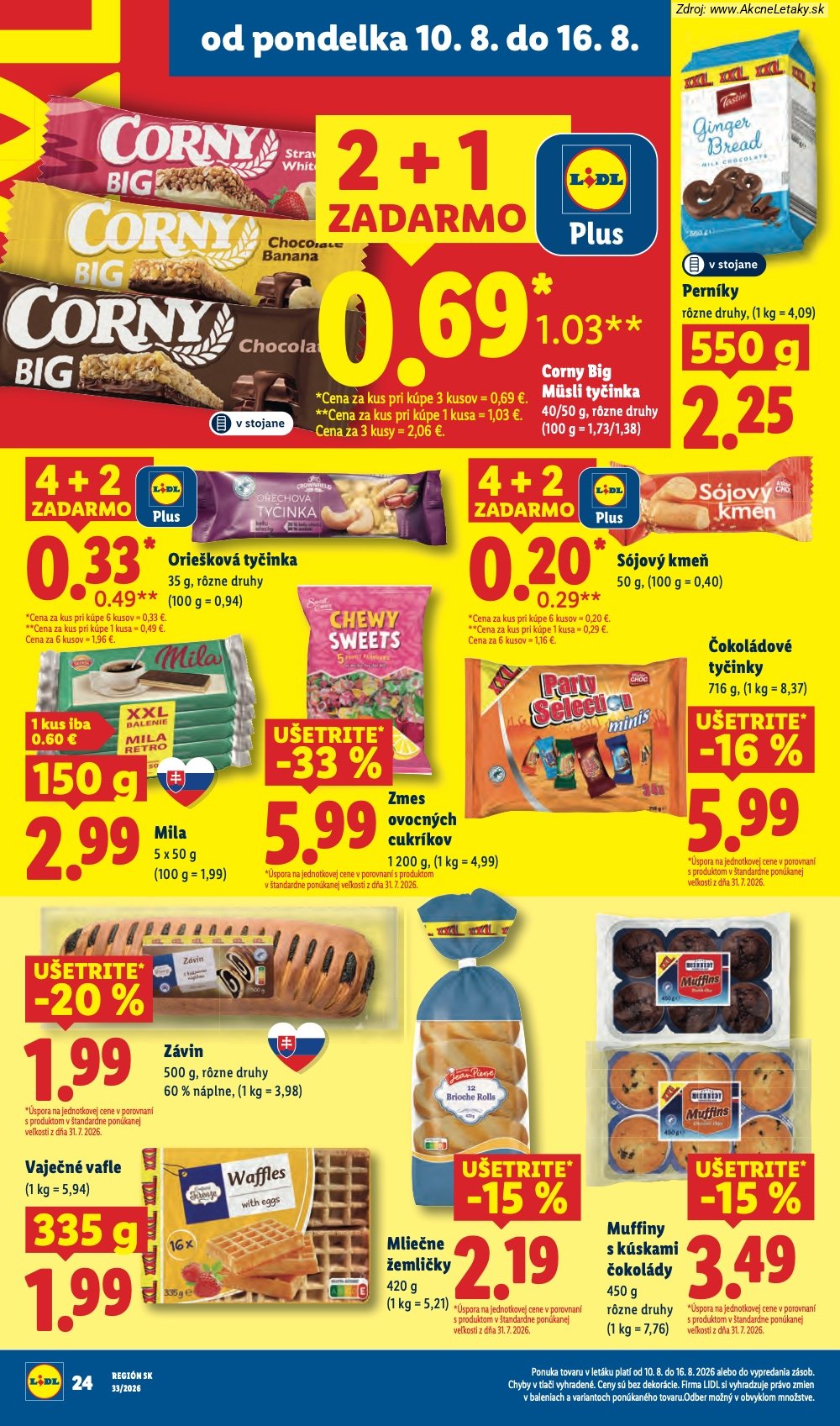 Leták Lidl (10. 8. - 16. 8. 2026) - strana 28 z 97