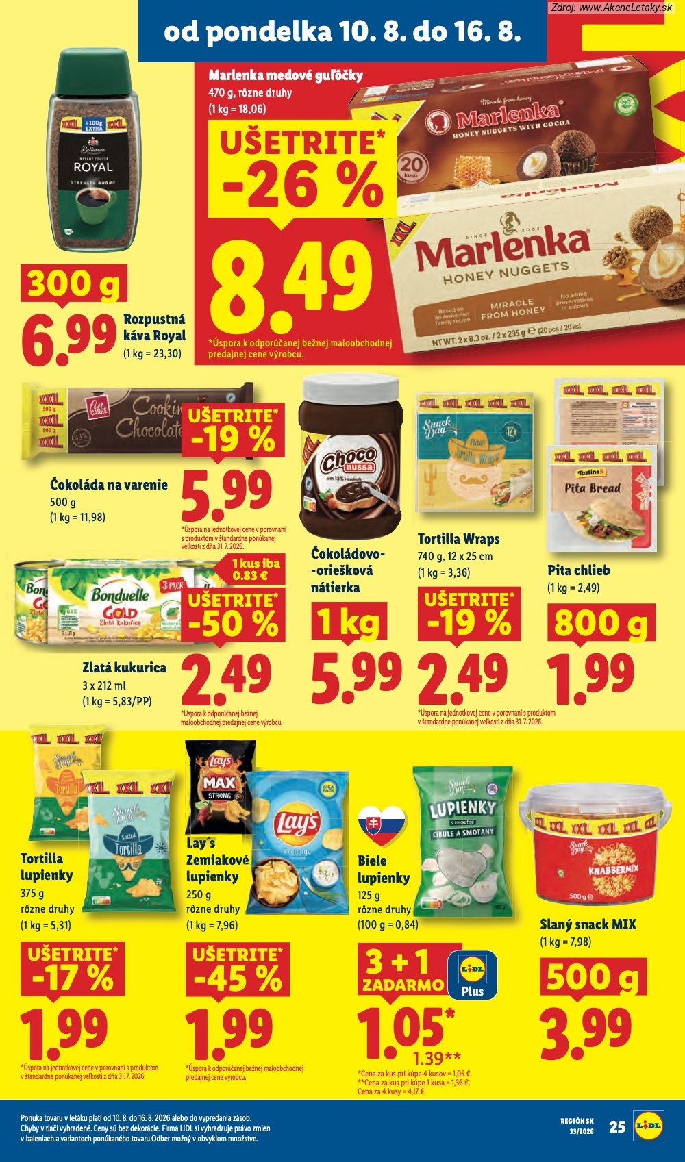 Strana 13 - leták Lidl (10. 8. - 16. 8. 2026)