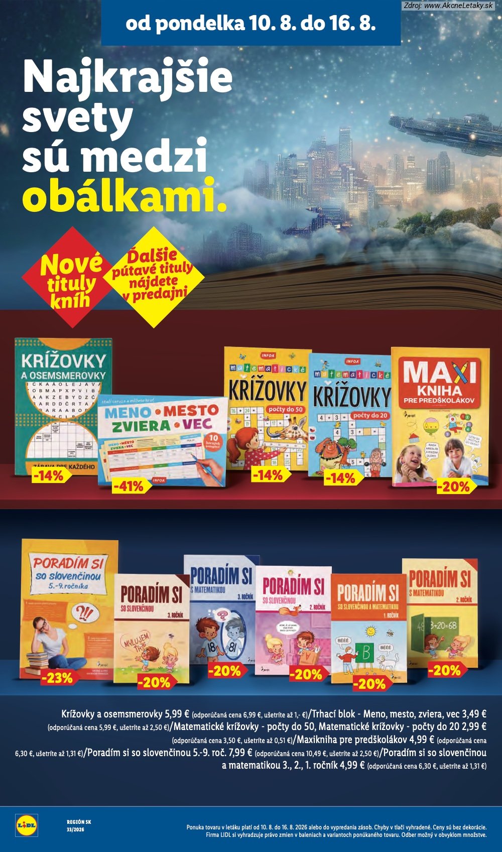 Leták Lidl (10. 8. - 16. 8. 2026) - strana 38 z 97