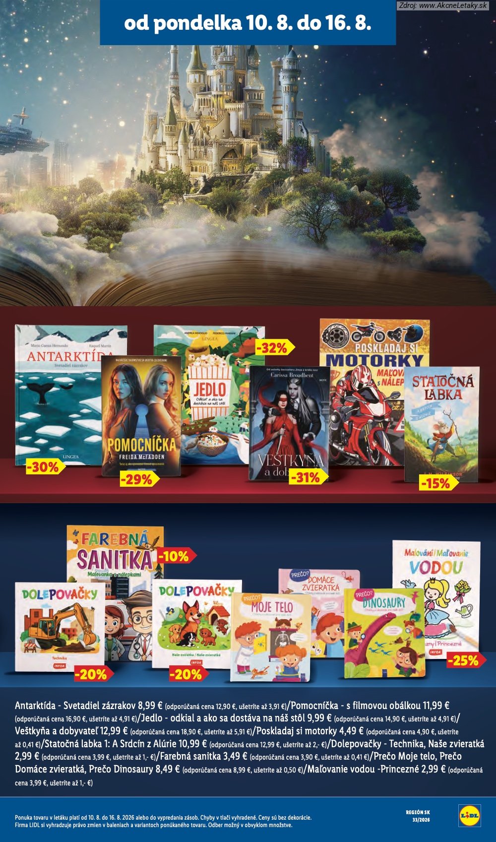 Leták Lidl (10. 8. - 16. 8. 2026) - strana 39 z 97