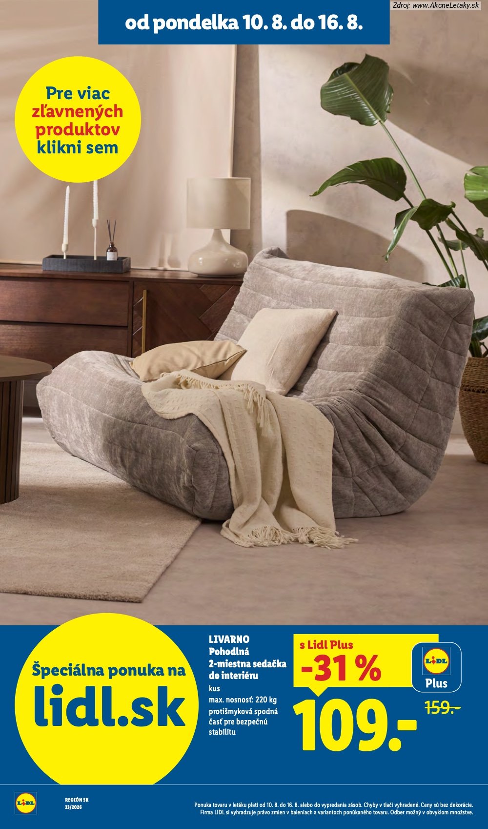 Leták Lidl (10. 8. - 16. 8. 2026) - strana 40 z 97