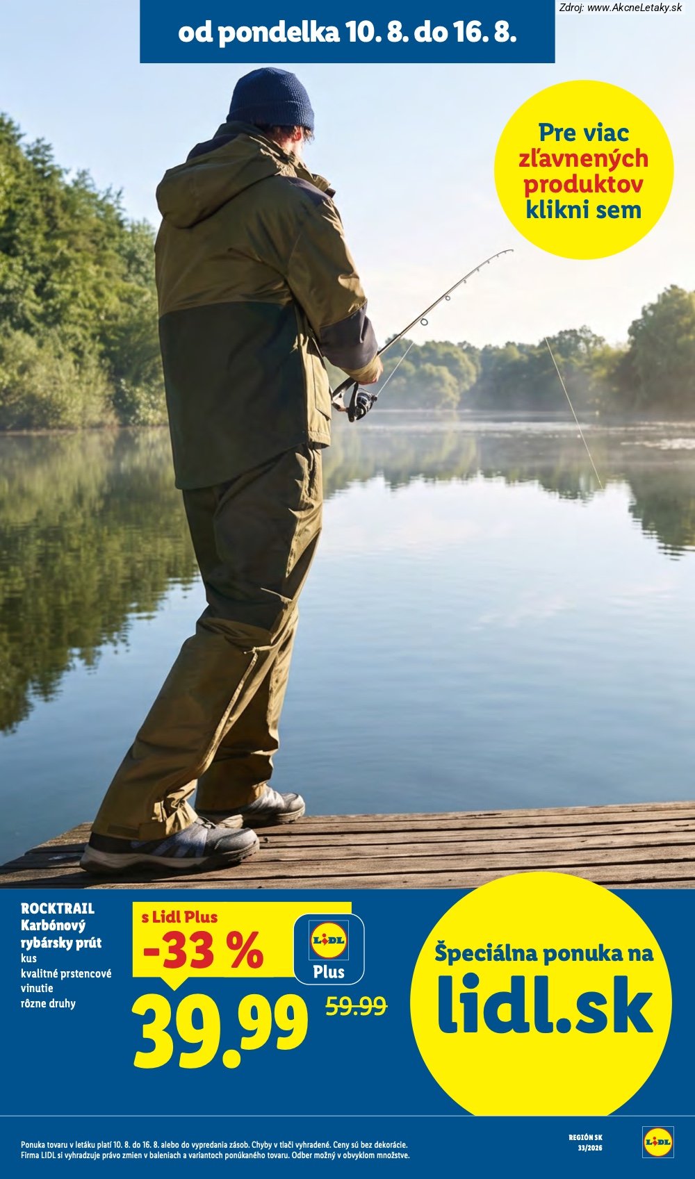 Leták Lidl (10. 8. - 16. 8. 2026) - strana 41 z 97