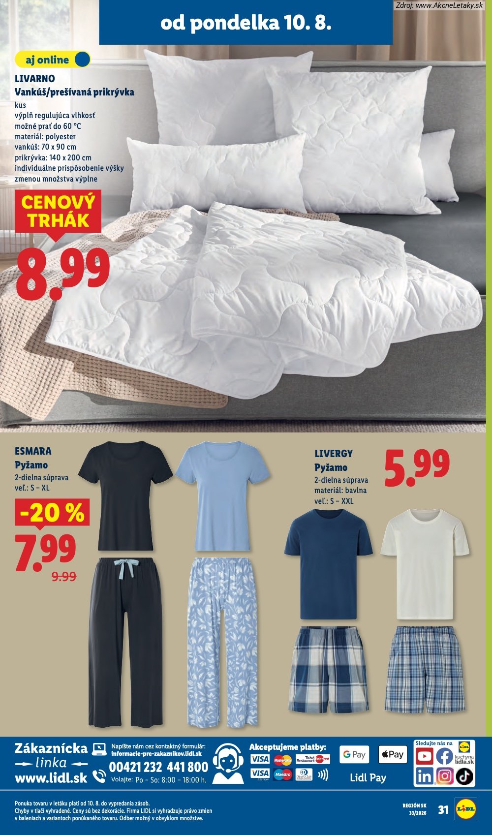 Leták Lidl (10. 8. - 16. 8. 2026) - strana 43 z 97