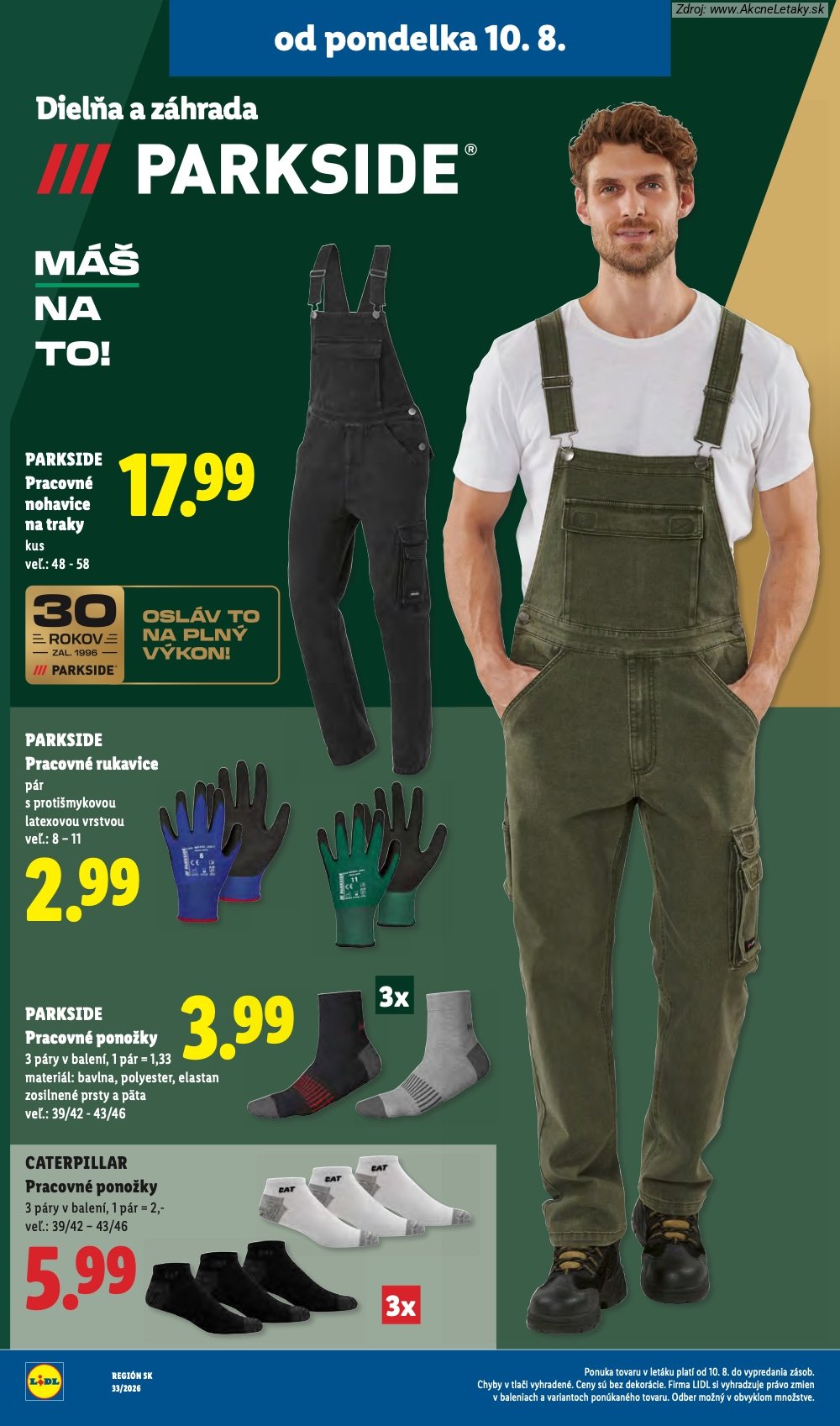 Leták Lidl (10. 8. - 16. 8. 2026) - strana 49 z 97