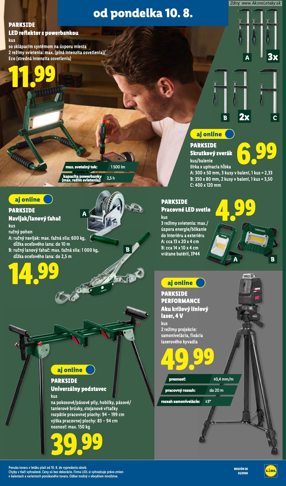 Leták Lidl (10. 8. - 16. 8. 2026) - strana 50 z 97
