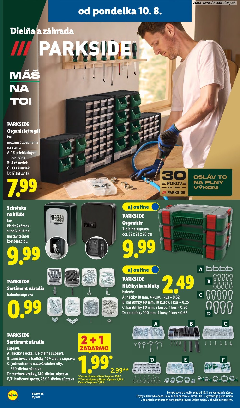 Leták Lidl (10. 8. - 16. 8. 2026) - strana 51 z 97