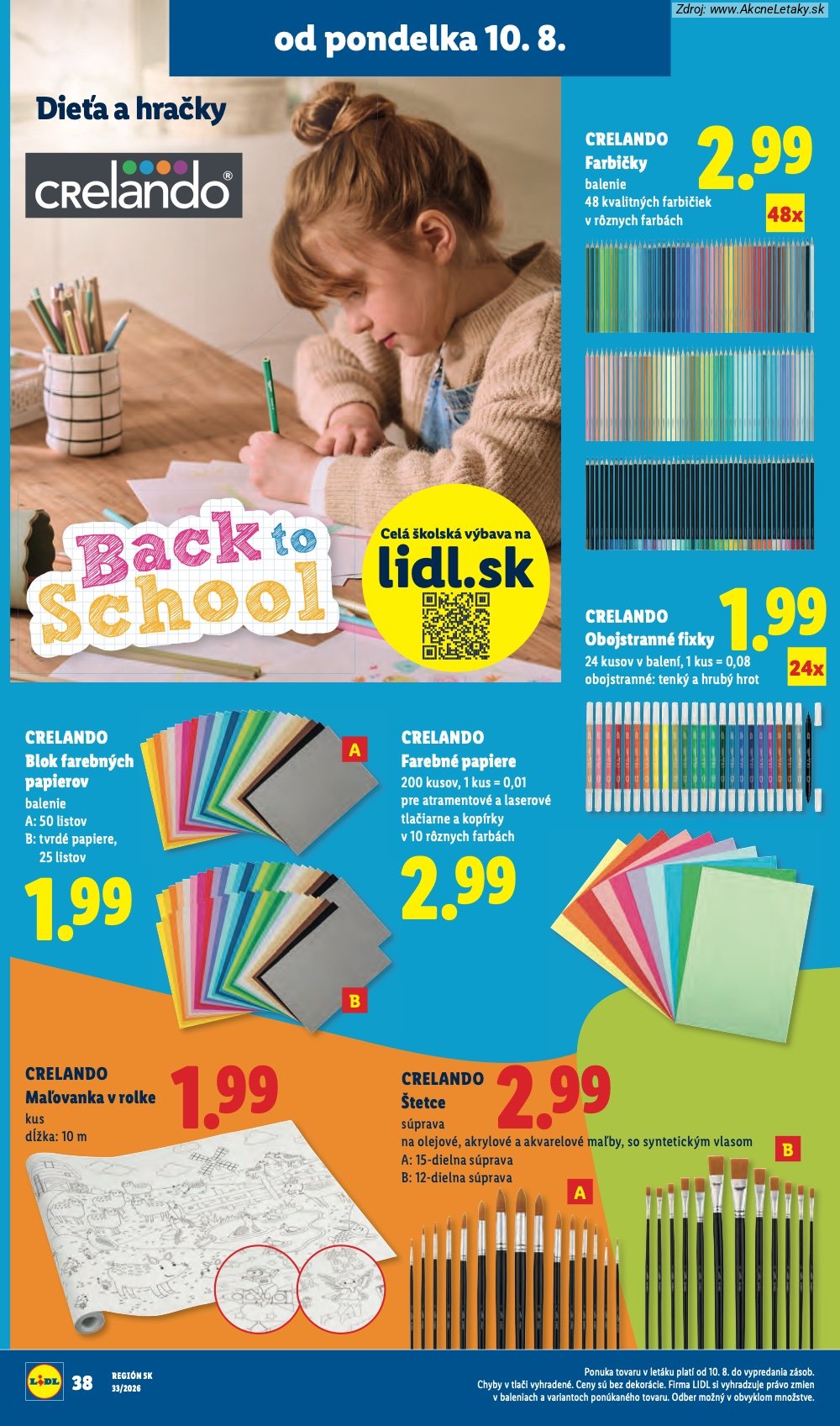 Leták Lidl (10. 8. - 16. 8. 2026) - strana 54 z 97