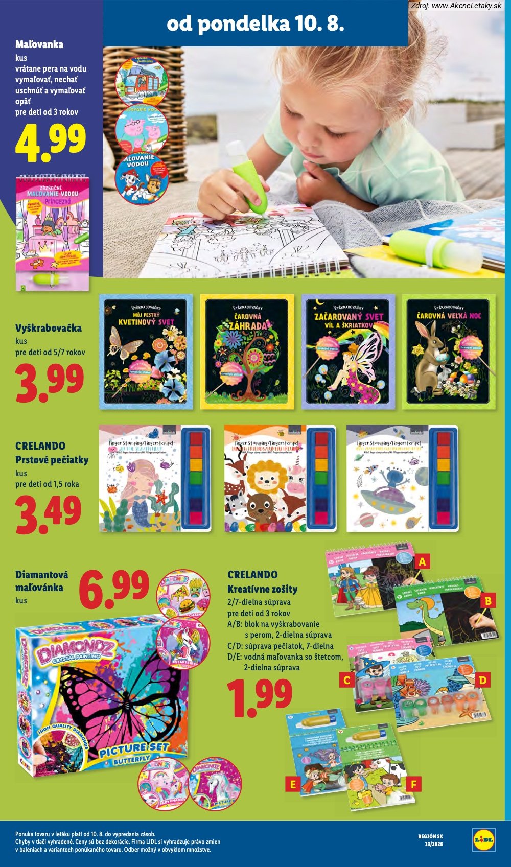 Leták Lidl (10. 8. - 16. 8. 2026) - strana 56 z 97