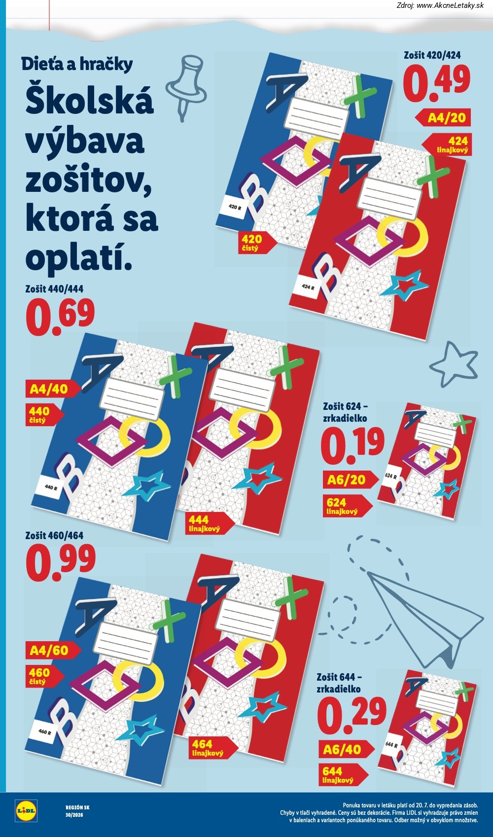 Leták Lidl (10. 8. - 16. 8. 2026) - strana 58 z 97