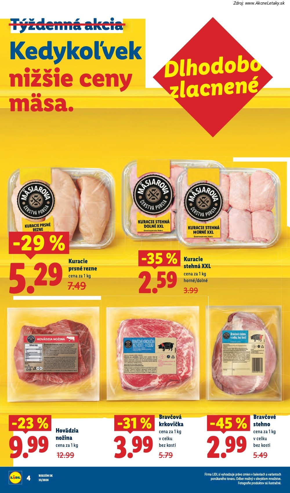 Leták Lidl (10. 8. - 16. 8. 2026) - strana 6 z 97