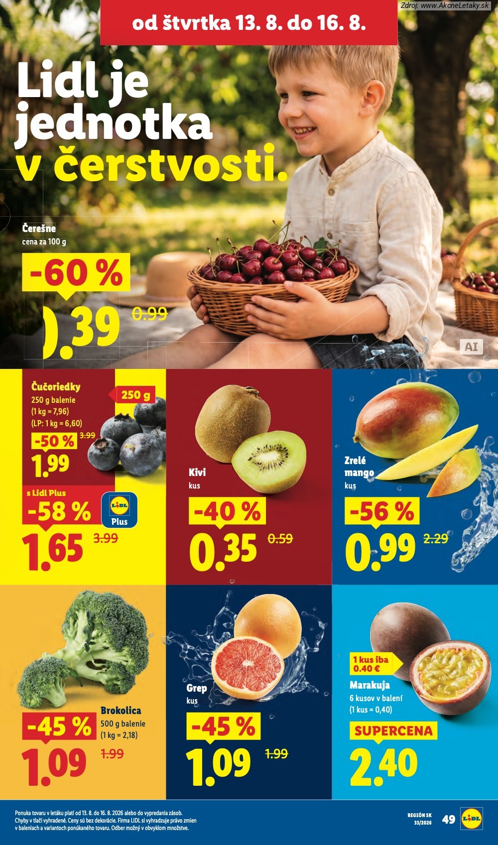Leták Lidl (10. 8. - 16. 8. 2026) - strana 65 z 97