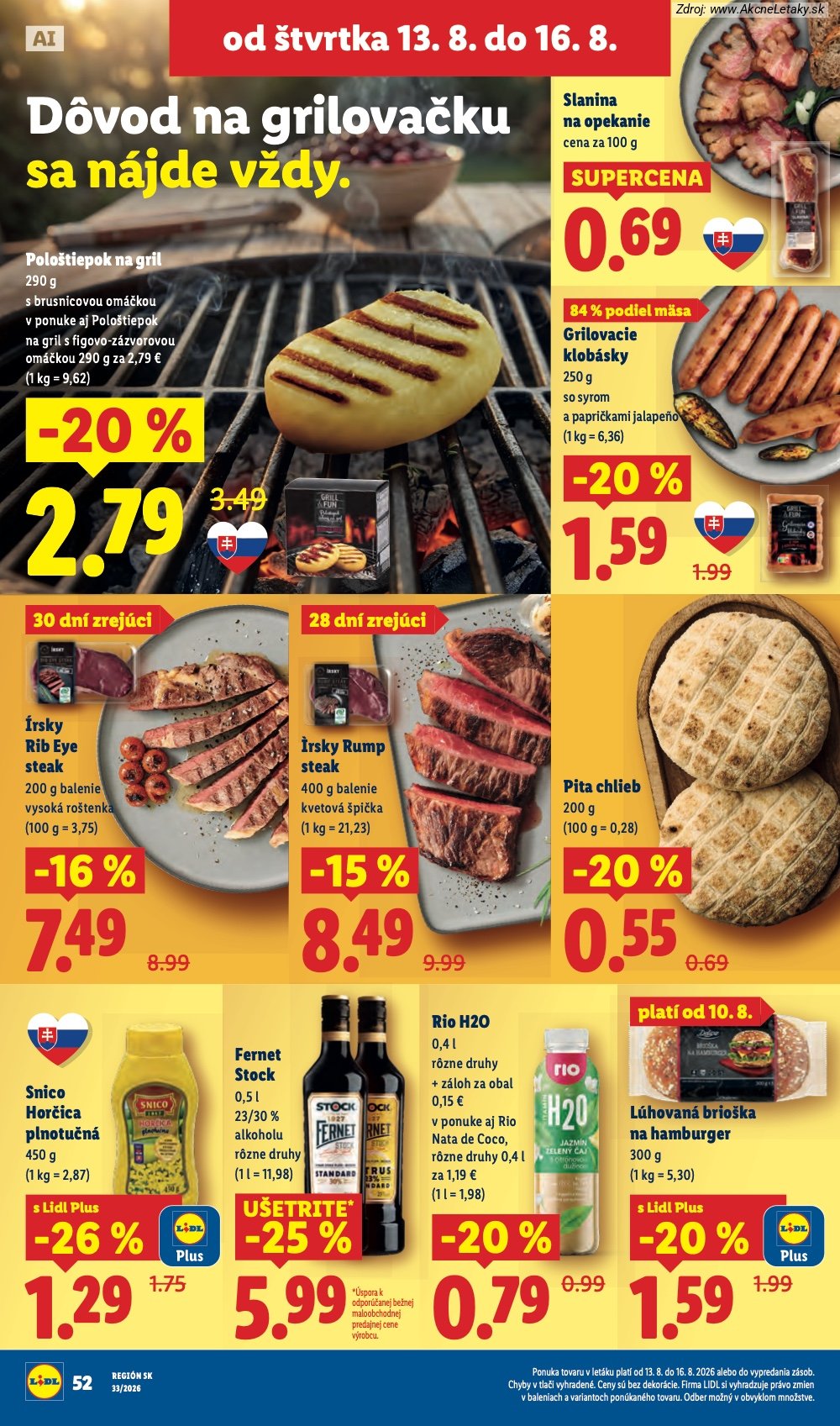 Leták Lidl (10. 8. - 16. 8. 2026) - strana 68 z 97