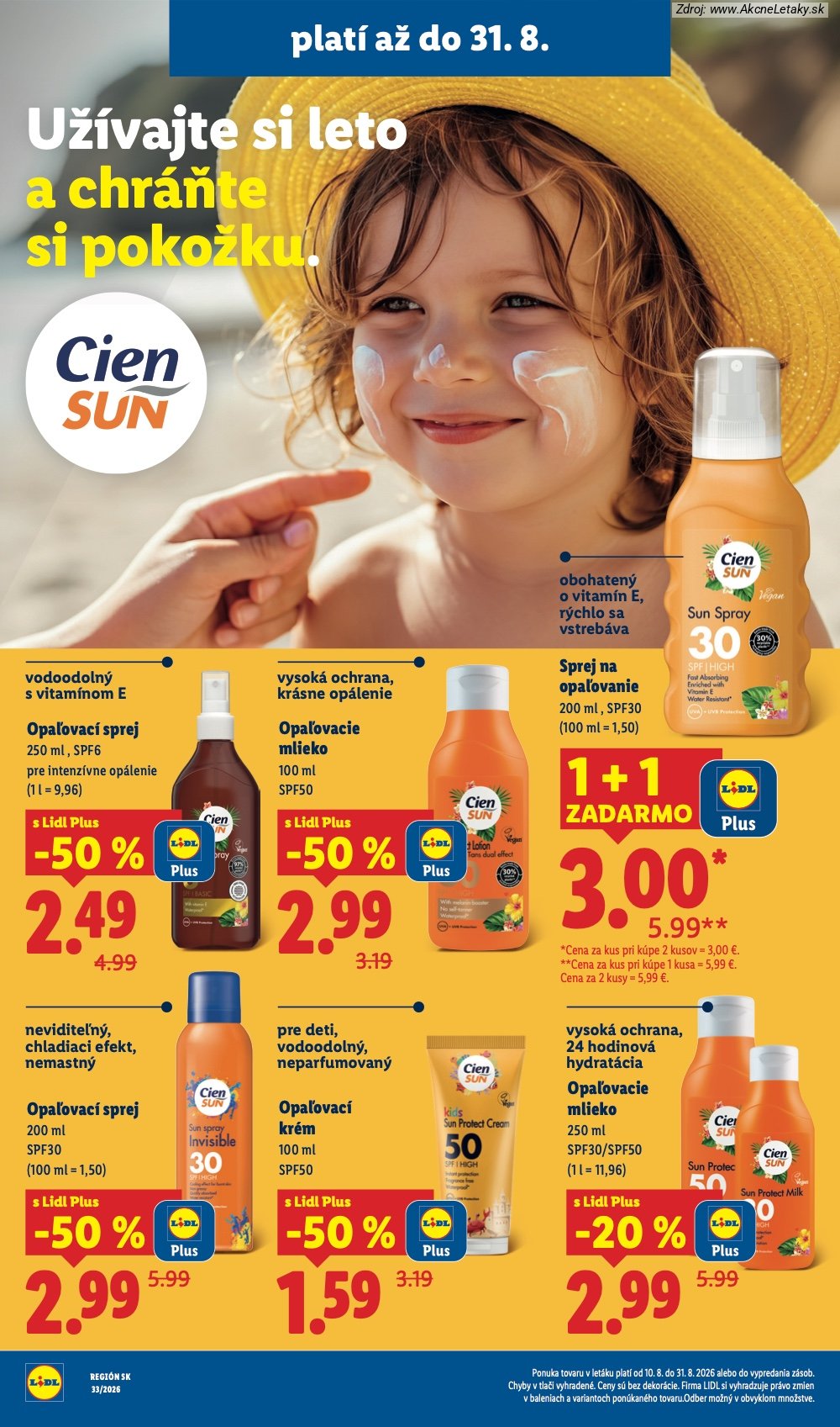 Leták Lidl (10. 8. - 16. 8. 2026) - strana 74 z 97