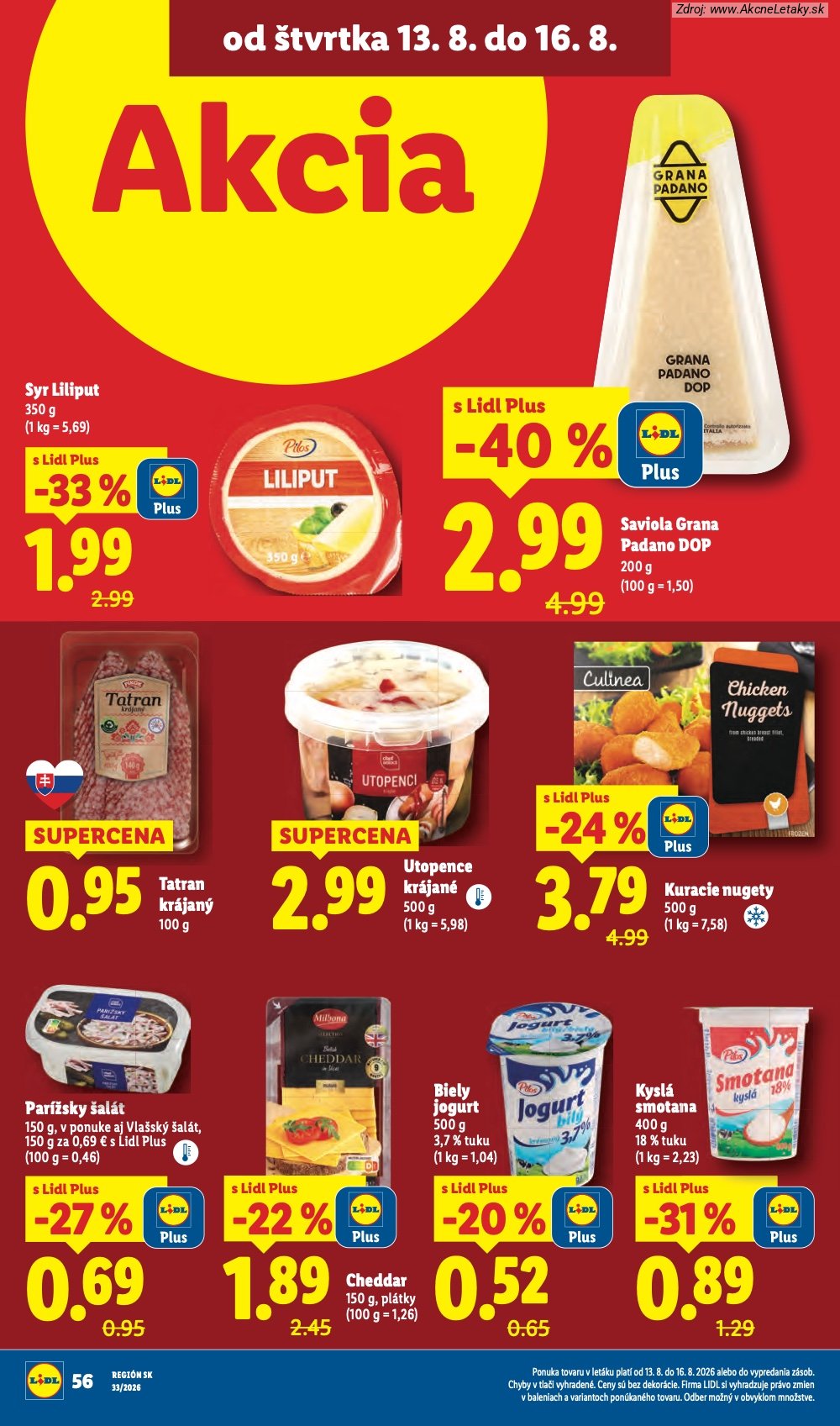 Leták Lidl (10. 8. - 16. 8. 2026) - strana 76 z 97