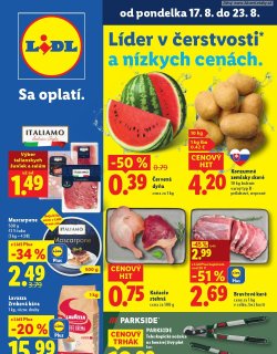 Leták Lidl