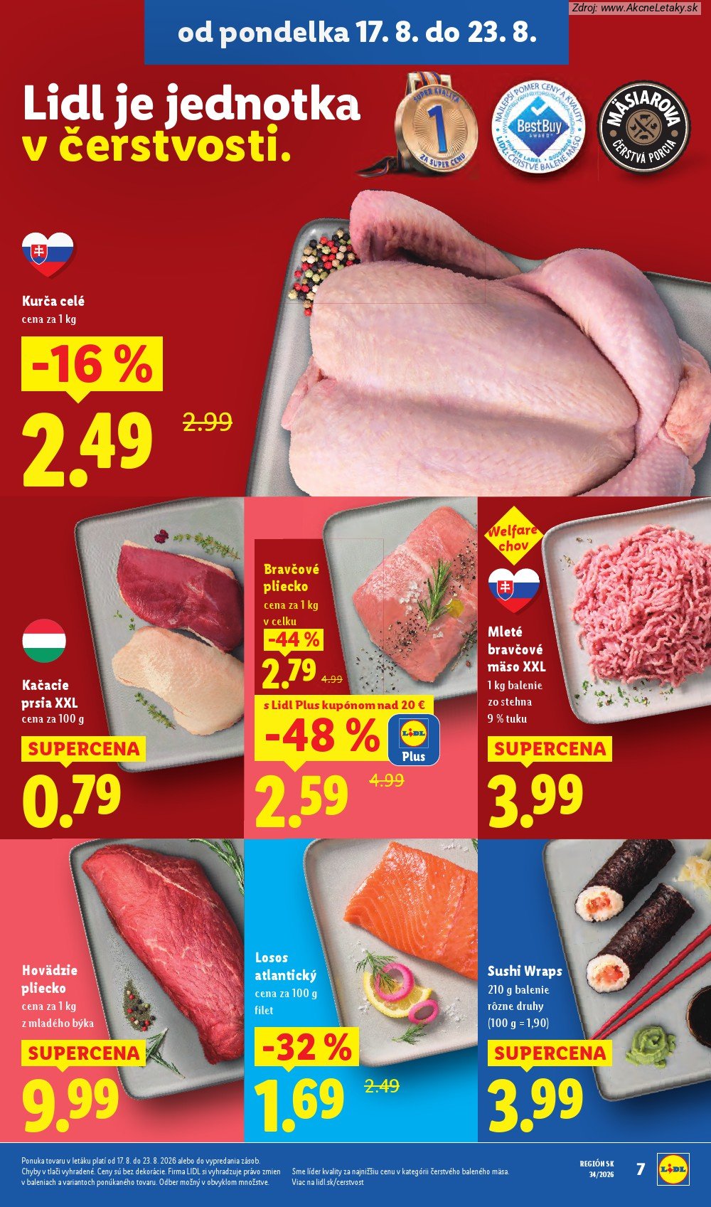 Leták Lidl (17. 8. - 23. 8. 2026) - strana 11 z 95